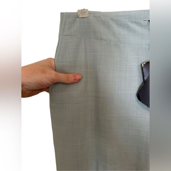 NWT St.John Trousers in Green Mist Melange - Picture 3 of 12